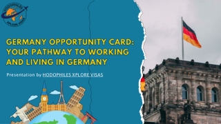 Germany Opportunity Card: Your Pathway to Working and Living in Germany
