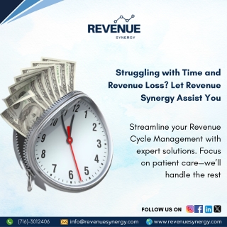 Struggling with Time and Revenue Loss? Let Revenue Synergy Assist You