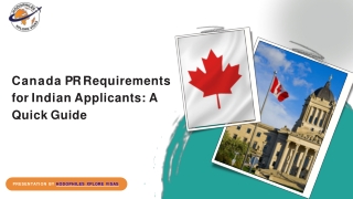 Canada PR Requirements for Indian Applicants A Quick Guide