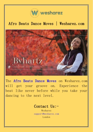 Afro Beats Dance Moves  Wesharez.com