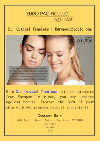 Dr. Grandel Timeless  Europacificllc.com