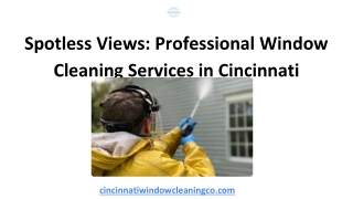Cincinnati Window Cleaning Co.