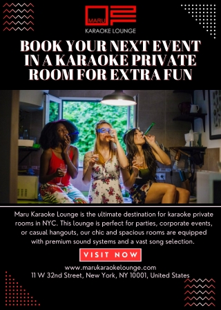 Book Your Next Event in a Karaoke Private Room for Extra Fun