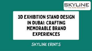 3D Exhibition Stand Design in Dubai Crafting Memorable Brand Experiences