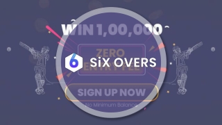 Sixover Fantasy Cricket App: Your Ultimate Cricket Gaming Platform