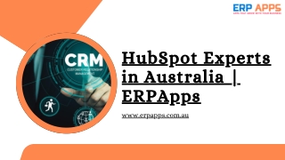 HubSpot Experts in Australia  ERPApps