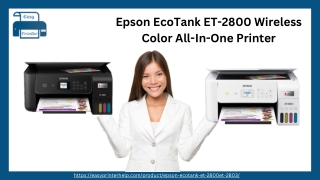 Epson EcoTank ET-2800 Wireless Color All-In-One Printer USA