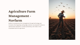 Agriculture Farm Management  - Navfarm