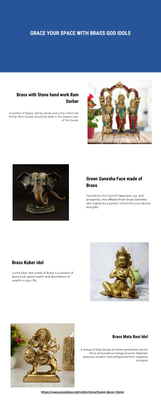 Grace Your Space with Brass God Idols