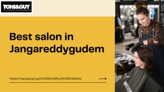 Best Salon in Jangareddygudem – TONI&GUY
