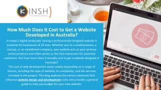 How Much Does It Cost to Get a Website Developed in Australia?