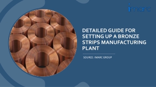 Detailed Project Report on Bronze Strips Manufacturing Plant PDF