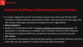 custom software application development company