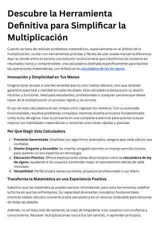 Descubre la Herramienta Definitiva para Simplificar la Multiplicación