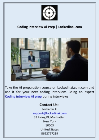 Coding Interview Ai Prep  Lockedinai.com