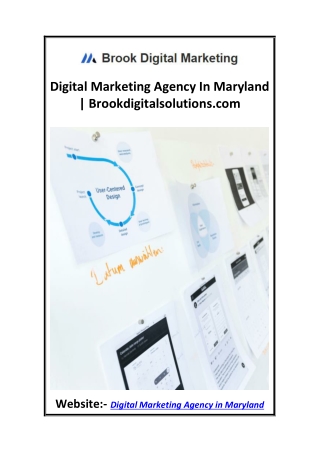 Digital Marketing Agency In Maryland  Brookdigitalsolutions.com