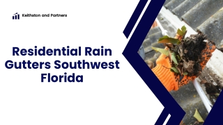 Benefits of Residential Rain Gutter Southwest Florida