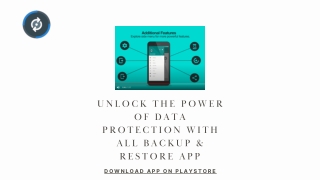 Unlock the Power of Data Protection with All Backup & Restore App