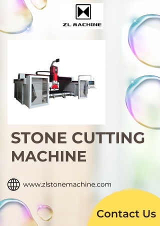Stone Cutting Machine for sale in USA| Zhongli Machinery Manufacturing