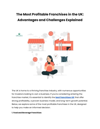The Most Profitable Franchises in the UK_ Advantages and Challenges Explained