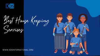 Expert Housekeeping Services by Trusted Providers