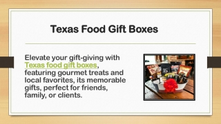 Texas Food Gift Boxes