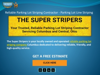 Reliable Parking Lot Striping Contractor - Parking Lot Line Striping
