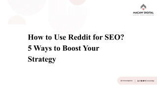 How to Use Reddit for SEO 5 Ways to Boost Your Strategy
