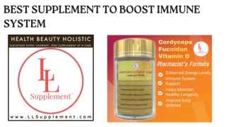 Best Supplement To Boost Immune System