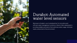 Automated water level sensors