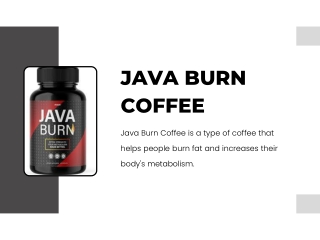 Java Burn PPT