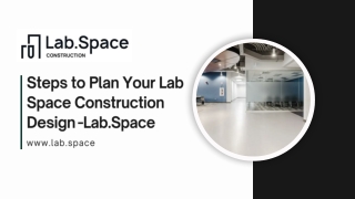 Steps to Plan Your Lab Space Construction Design -Lab.Space
