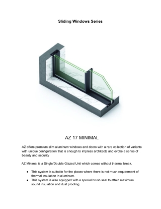 AZ - Aluminium Windows System