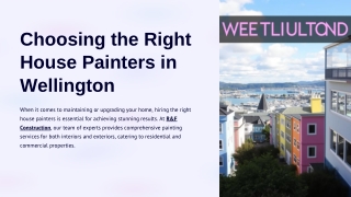 House Painters in Wellington