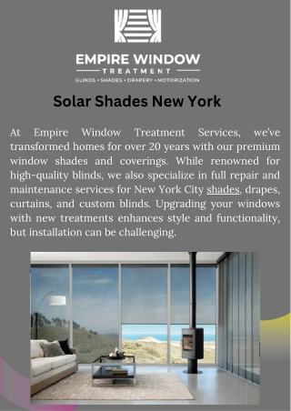 solar shades new york