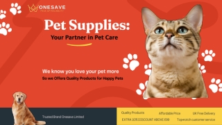 Pet Care Supplies in UK