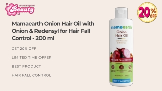 Mamaearth Onion Hair Oil with Onion