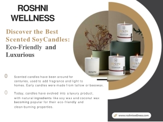 Soy and Coconut Wax Candles - Roshni Wellness