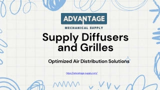 HVAC Supply Diffusers and Grilles | Advantage Mechanical Supply