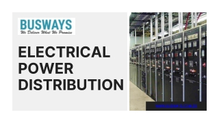 Electrical Power Distribution - busways.com.sg