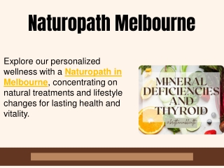 Naturopath Melbourne