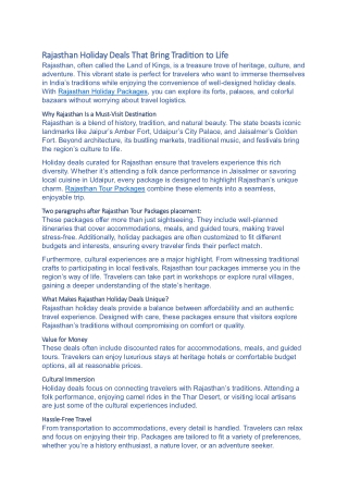 Rajasthan Holiday Deals That Bring Tradition to Life (1)