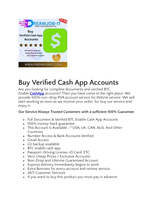 Buy Verified Cash App Accounts