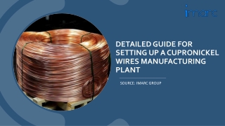 Setting Up a Cupronickel Wires Manufacturing Plant Report 2024