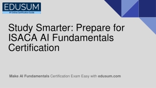Study Smarter: Prepare for ISACA AI Fundamentals Certification