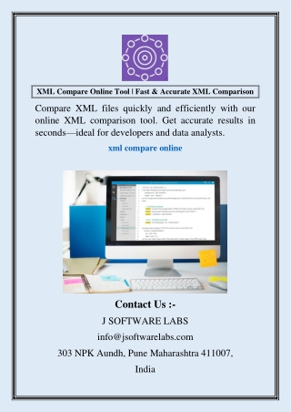 XML Compare Online Tool  Fast & Accurate XML Comparison