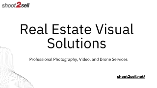 Showcase Excellence with Shoot2Sell’s Real Estate Photography Services