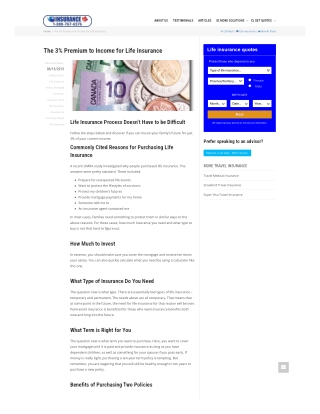 Coverage Ratio: IDC's Income Planning