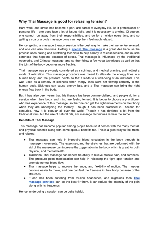 Why Thai Massage is good for releasing tension_.docx