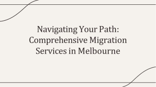Migration Services Melbourne